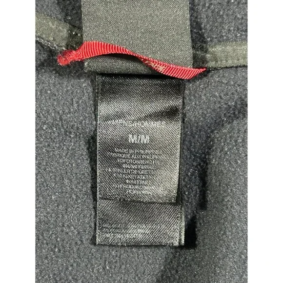 The North Face Men's Gray Blue Full-Zip Fleece Hoodie Athletic Jacket Size M 304 - Picture 7 of 11